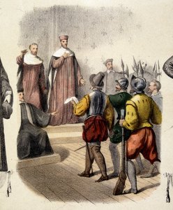 Arrest of Achilles de Harley, French magistrate (1536-1619)