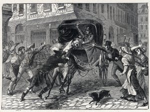 Arrest of Georges Cadoudal (1771-1804), a chief chouan during the Vendee Wars, March 9