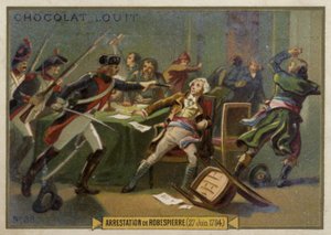 Arrest of Maximilien Robespierre, 27 July 1794 by French School