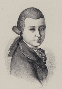 Austrian Composer Wolfgang Amadeus Mozart at the Age of Fourteen by French School