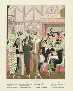 At the Acacias, from Art-Gout-Beaute, published 1924