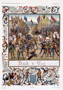 Battle of Crécy during the 100 Years War