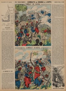 Battles of Dogba and Akpa, Dahomey, Second Franco-Dahomean War, 1892 by French School