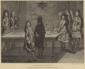 Billiard table of King Louis XIV of France by French School