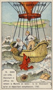 Blanchard and Jeffries make the first successful balloon flight across the English Channel by French School