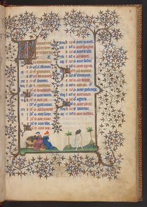 Book of Hours, Add MS 32454 f.2r, France by French School