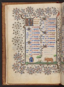 Book of Hours, Add MS 32454 f.3v, France by French School