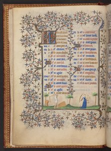 Book of Hours, Add MS 32454 f.5v, France by French School