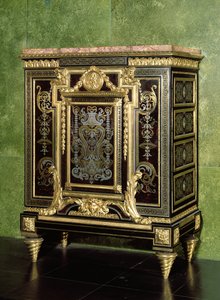 Boulle cabinet, gilt-bronze mounts, late 17th century with later alterations