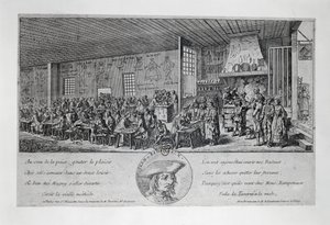 Cabaret du Tambour Royal by Jean Ramponneau, engraving