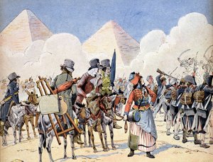 Campaign of Egypt (1798-1801): the French army in Egypt under Napoleon Bonaparte by French School