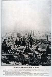 Cannons on the Buttes-Montmartre on the Eve of the 18th March, 1871