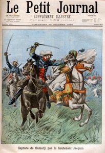 Capture of Samory Toure (circa 1830-1900), Sudanese leader and opponent of French colonization in Africa, by Captain Gouraud and Lieutenant Jacquin. Sudan