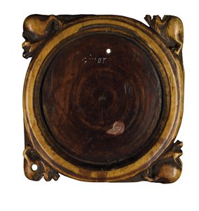 Carved mirror case cover, Paris by French School