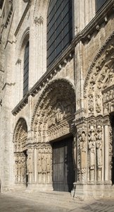 Cathedral of Chartres, Portal Royal Facade West
