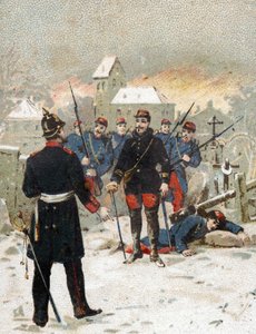 Cemetery of Loigny on December 2 by French School