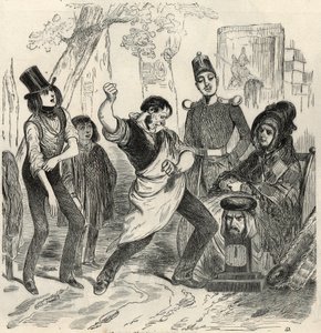 Champs-Elysees - Dynamometer (engraving)