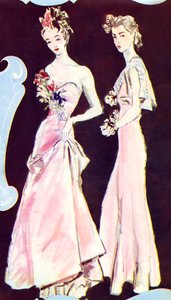 Chanel Evening Dresses, from Marie Claire, 23rd September 1938 (print) by French School