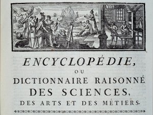 Chapter Head of the Encyclopedia of Diderot and Alembert by French School