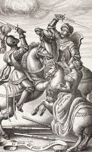 Chivalry Represented by Allegorical Figures, from 
