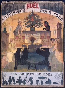 Christmas Clogs, score of Christmas carols