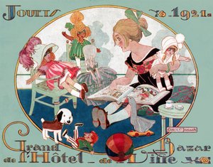 Christmas toys. (Illustration) by French School