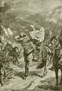 Clotilde Setting Fire to the Country of Burgundy by French School