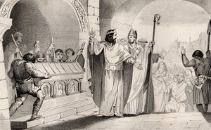 Clovis II Selling Silver and Gold from the Shrine to Feed the Poor, from 