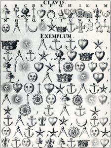 Coded Language, from Cryptographia, oder geheime Schrifft mund und wurckliche Correspondenss by Johann Balthasar Friderici, published in Hamburg in 1685 by French School