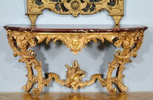 Console Table, designed by Jules-Michel Hardouin, made by Pierre Turpin and Michel II Lange, c.1725 by French School