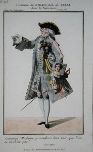 Costume for Firmin in the role of Felix in La Tapisserie, plate 108 from 