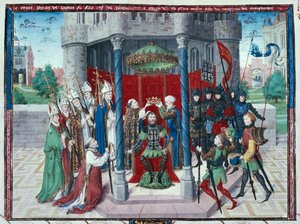 Count Jean de Brienne, Miniature from 