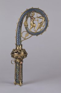 Crozier Depicting St. Michael Defeating the Dragon