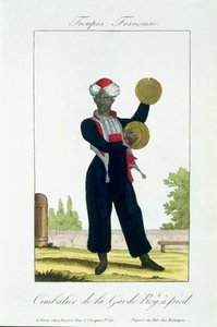Cymbal player of the Royal Guard, c.1790