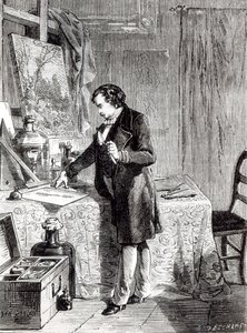 Daguerre Discovers the Light Sensitivity of Silver Iodide in 1831 by French School