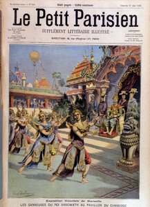 Dancers of King Sissovath at the Pavilion of Cambodia, Colonial Exhibition of Marseille - in “Le Petite Parisien” from 17/06/1906