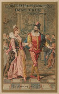 Dancing the Pavane, 16th Century by French School