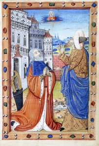David at Prayer, with the Prophet Nathan, 15th century