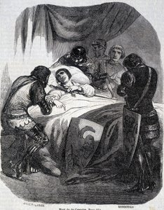 Death of Du Guesclin in 1380 - in Histoire de France by L.-P. Anquetil