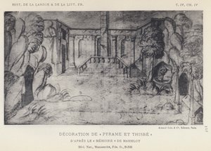 Decoration of Pyramus and Thisbe by French School