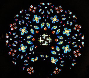 Decorative window by French School