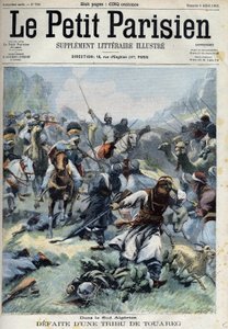 Defeated a Tuareg tribe against the French in southern Algeria, in 