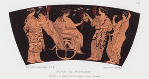 Departure of Triptolemus by French School