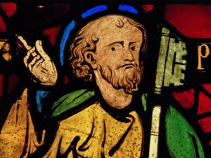 St Peter: Grisaille