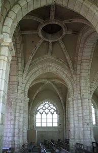 The south wall of the south transept