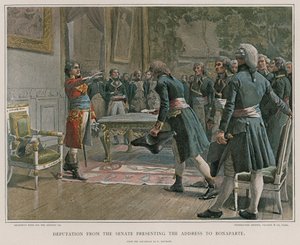 Deputation from the Senate Presenting the Address to Bonaparte by French School
