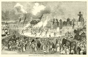 Last Scene of the Drama of Rama, Performed Before the Raja of Benares by French School