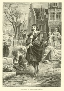 Descartes in Amsterdam by French School