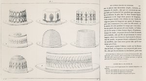 Designs for Timbale de Macaroni by Antonin Carême (engraving) by French School