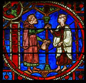 Detail (scenes from the miracle of Theophilus) by French School